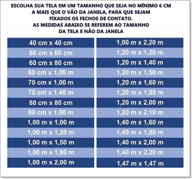 Tela Mosquiteira com Velcro para Janela