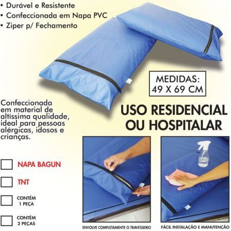 Capa Impermeável para Travesseiro