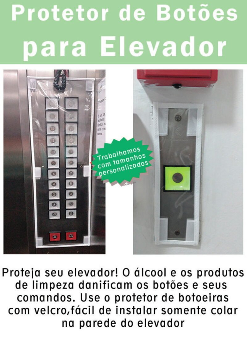 Protetor Para Botoeira de Elevador Pavimento - Imagem 3