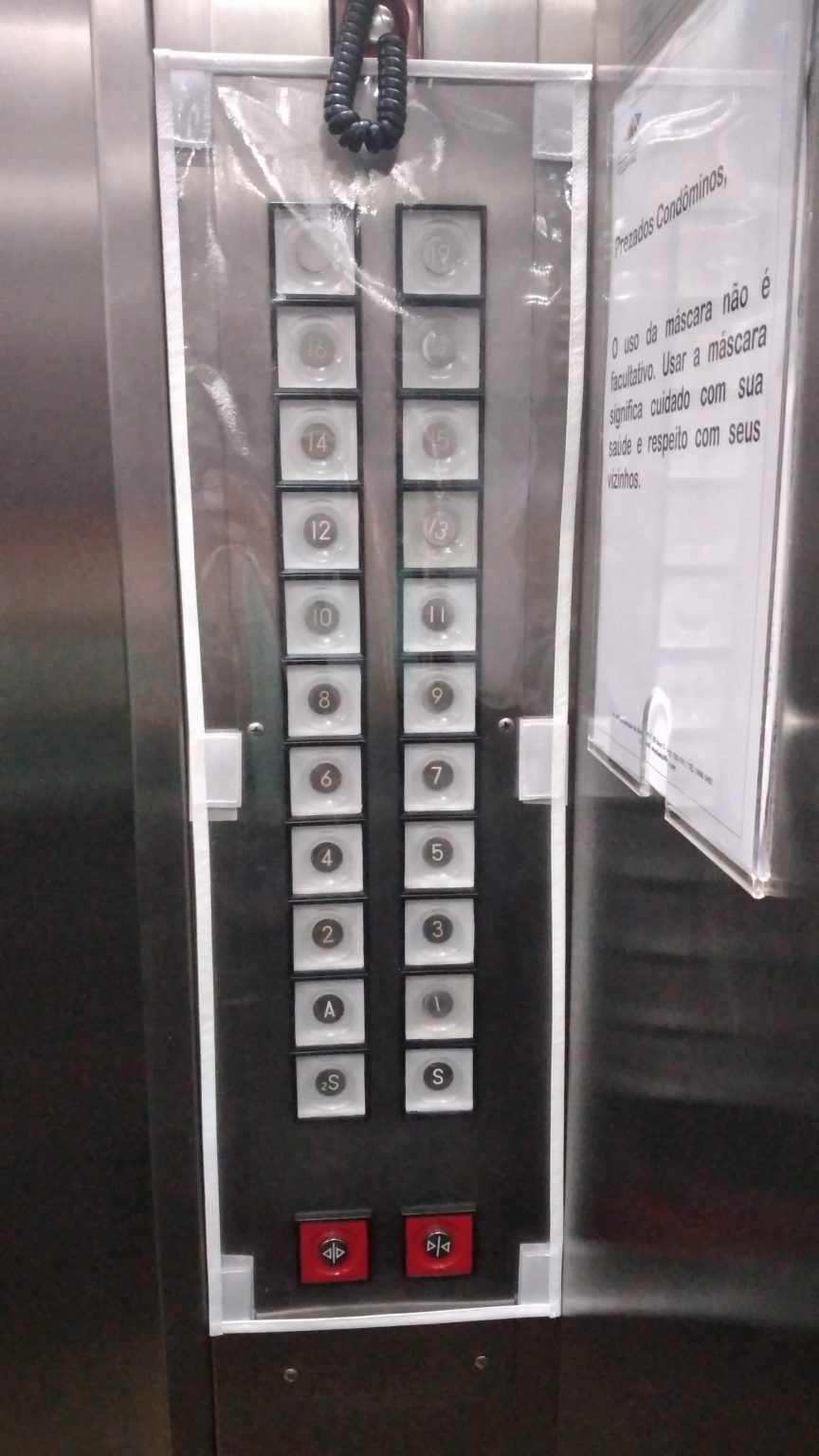 Protetor Para Botoeira de Elevador Cabine - Imagem 5