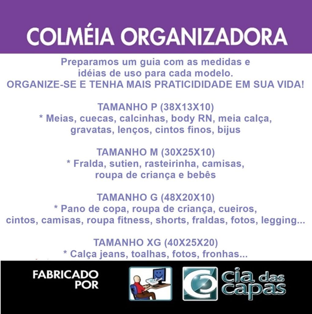 Colmeia Para Gavetas Em Pvc Cristal (6 peças) P, M e G - Imagem 10