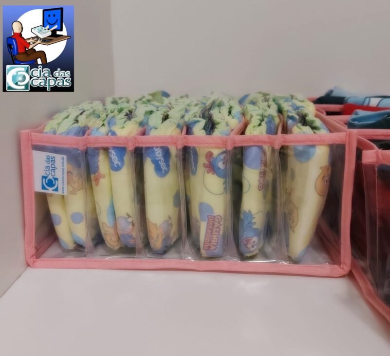 Colmeia Organizadora para Roupa de Bebê em PVC Azul (5 pçs) - Imagem 9