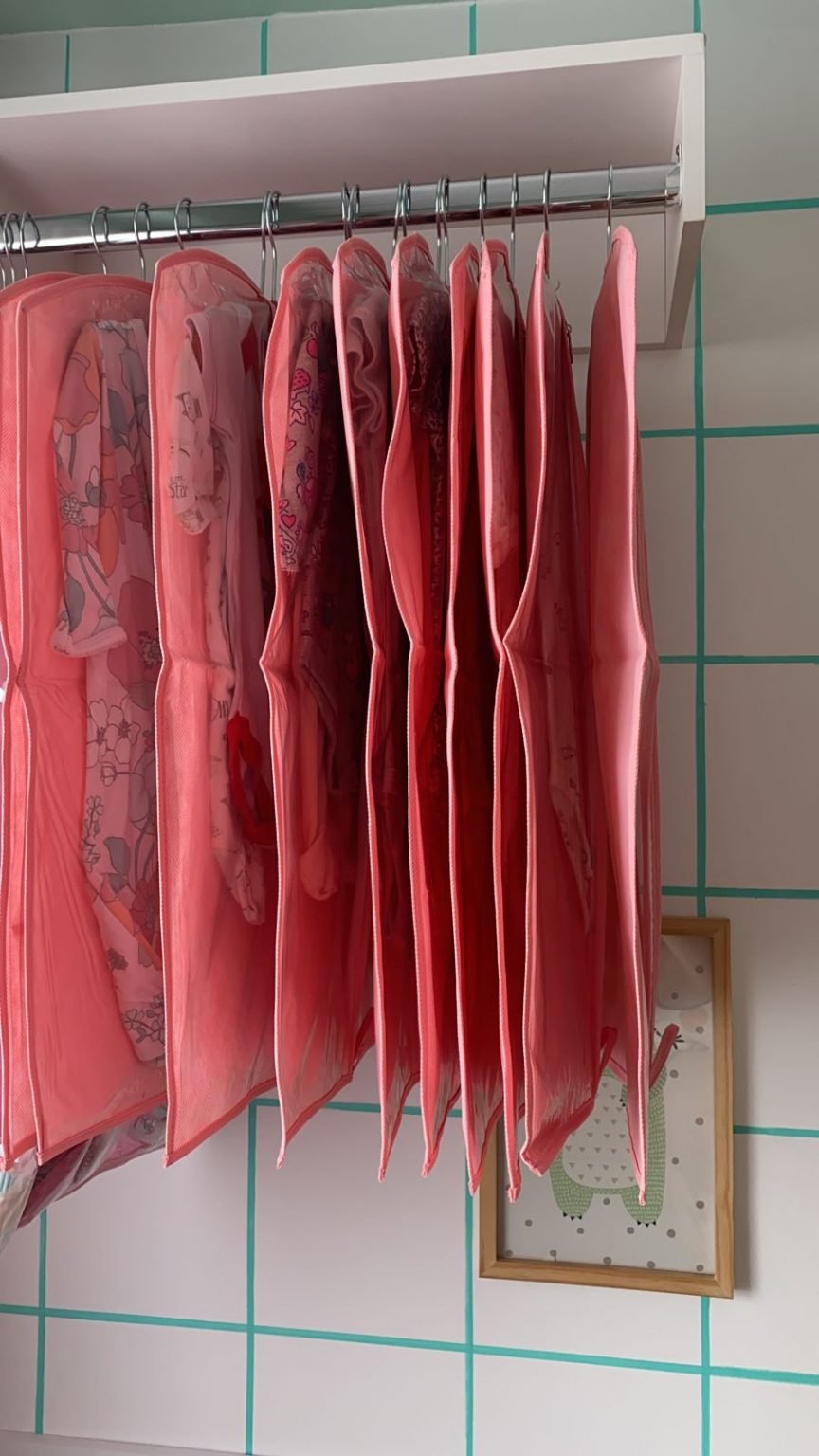 Capa Protetora Para Roupa de Bebê (kit com 5 peças) - Imagem 3