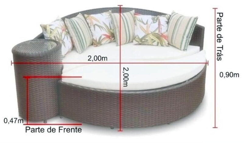 Capa Protetora Para Chaise - Imagem 8