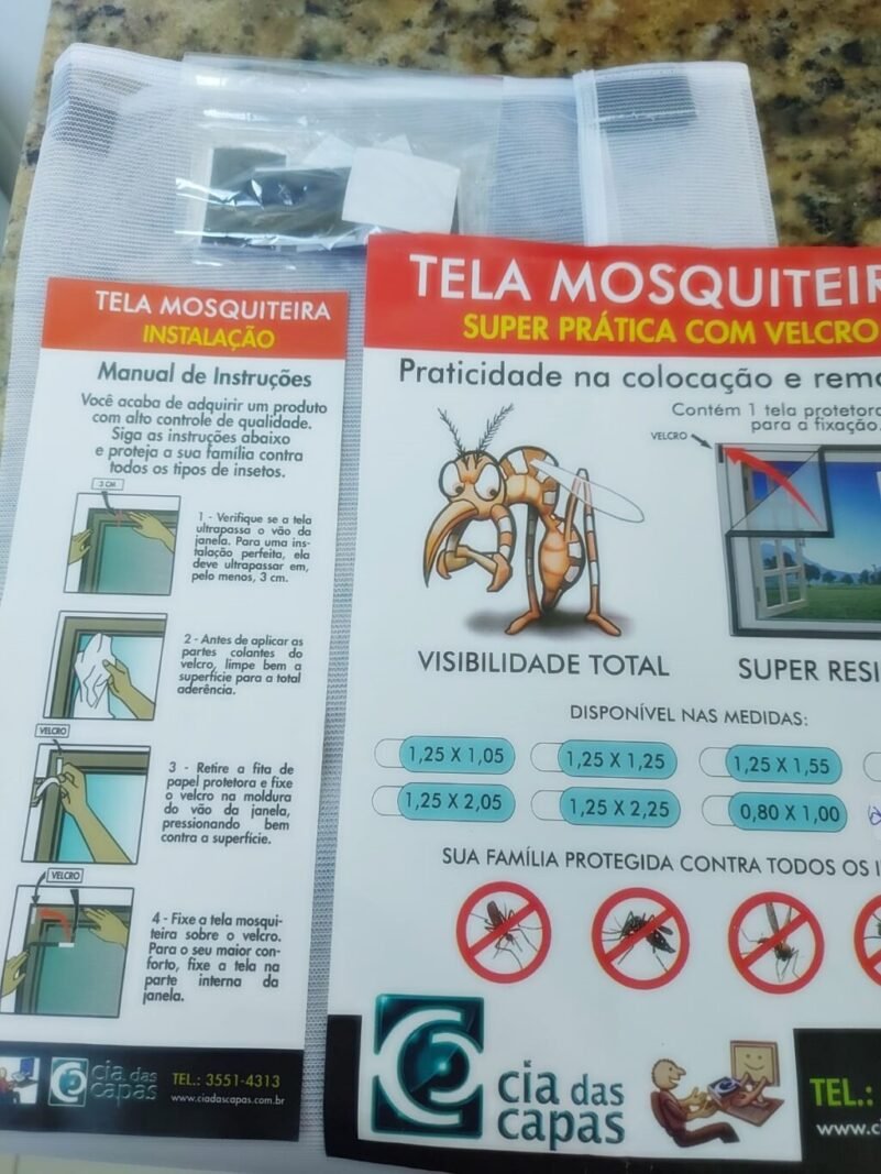 Tela Mosquiteira Com Velcros Adesivados - Imagem 7