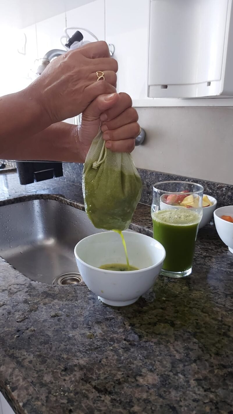 Coador Tecido Voal Para Suco Verde, Leites, Queijo - Imagem 6