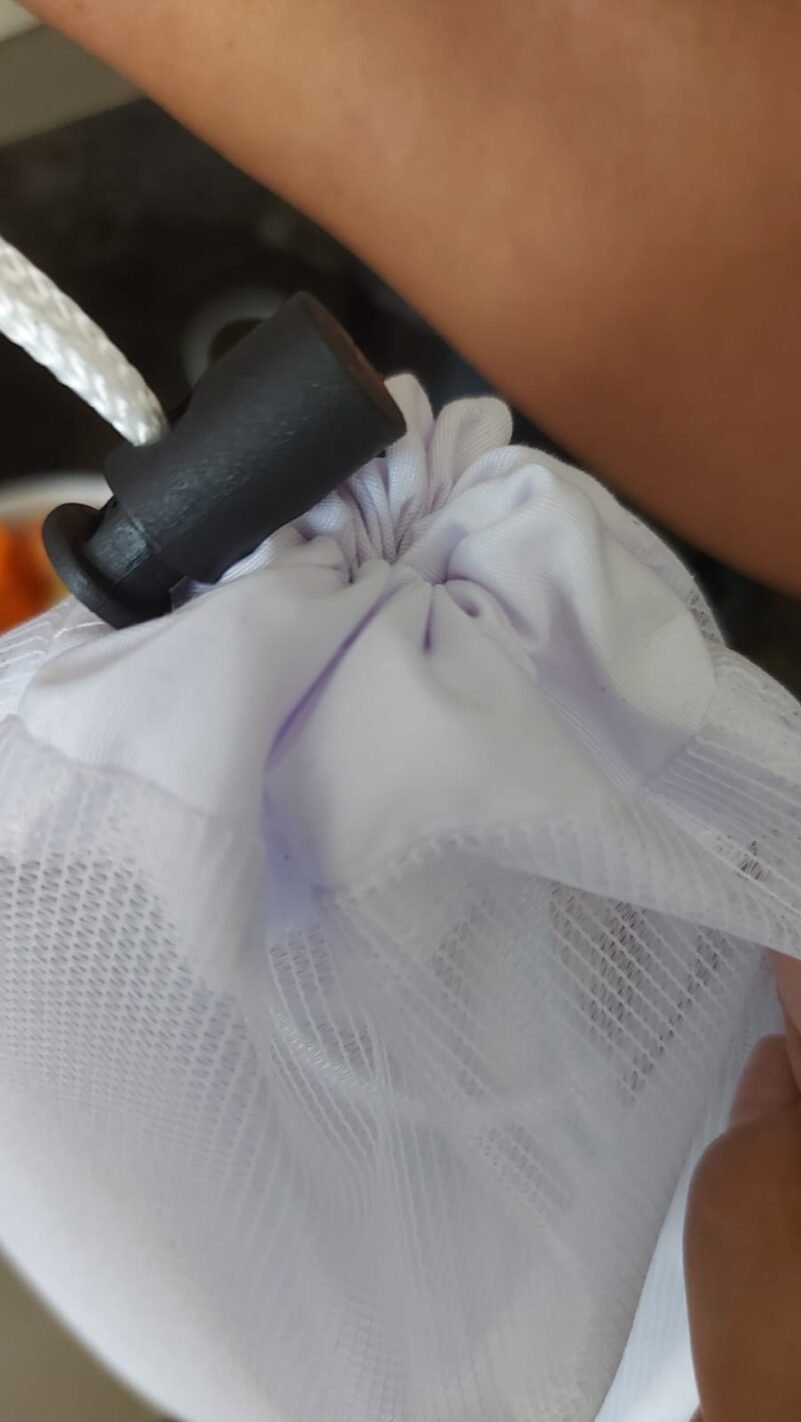 Coador Tecido Voal Para Suco Verde, Leites, Queijo - Imagem 2