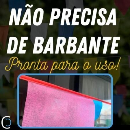 Bandeirinha/Bandeirola Grande TNT Festa Junina 10 Metros 30x25