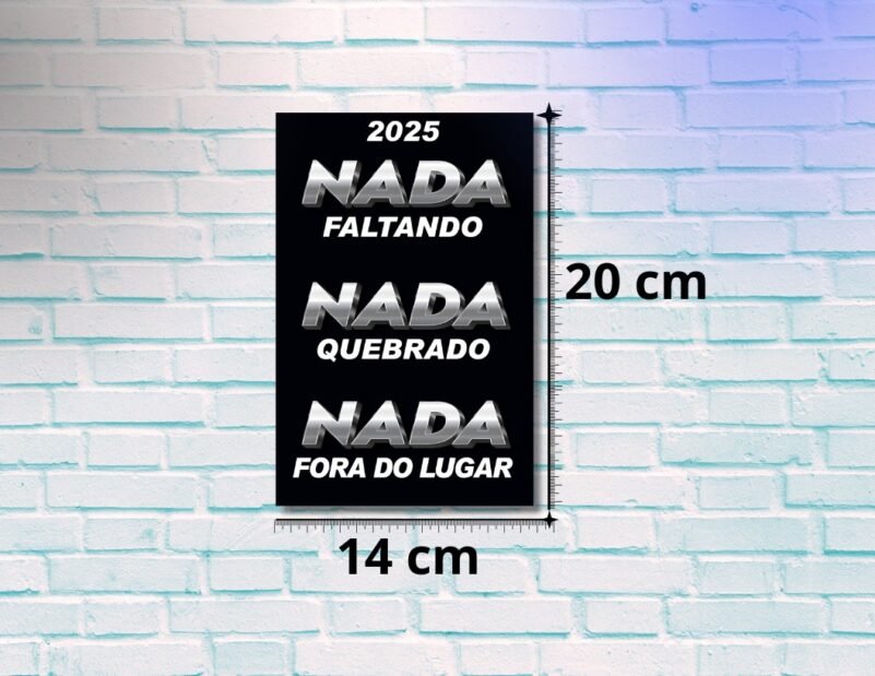 Placa Decorativa (3 UNID) - Imagem 5