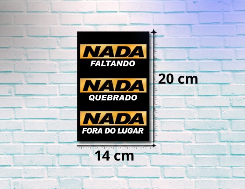 Placa Decorativa (3 UNID) - Imagem 3
