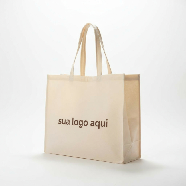 Bolsa Personalizada Com Lateral Sua logo aqui